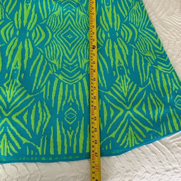 Zara Sleeveless Blue & Green Midi Dress – Summer Vibes, Size S. - Picture 9 of 9